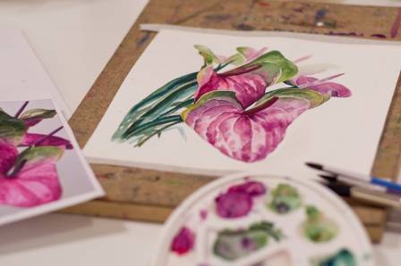 Beginner's Easiest Watercolor Flower Tutorials